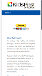 Mobile Screenshot of kidsfirstofflorida.org